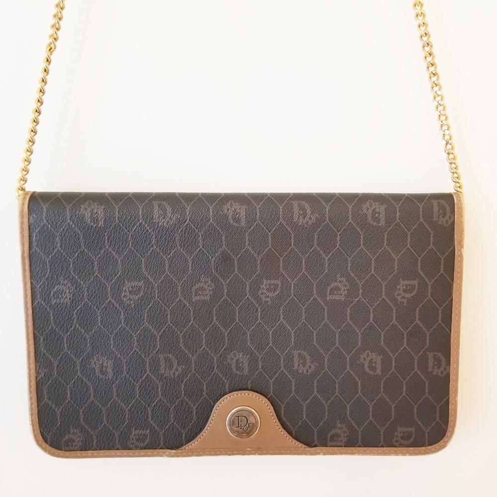 DIOR shoulder bag / clutch. Logo Christian Dior